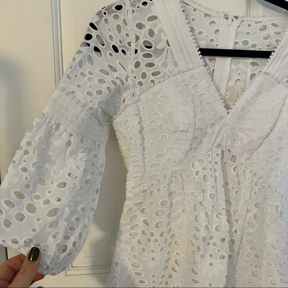 White Lilly Pulitzer Dress 00 - Picture 2 of 2